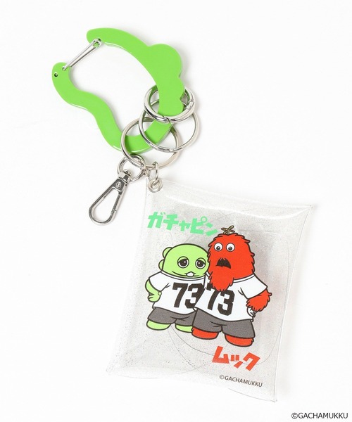 Me%（ミィパーセント）の「【ガチャピン・ムック/ガーとムー】カラビナ付きクリアポーチ　650246（ポーチ・レディース・シルバー/ブラック・FREE）」の15枚目の写真