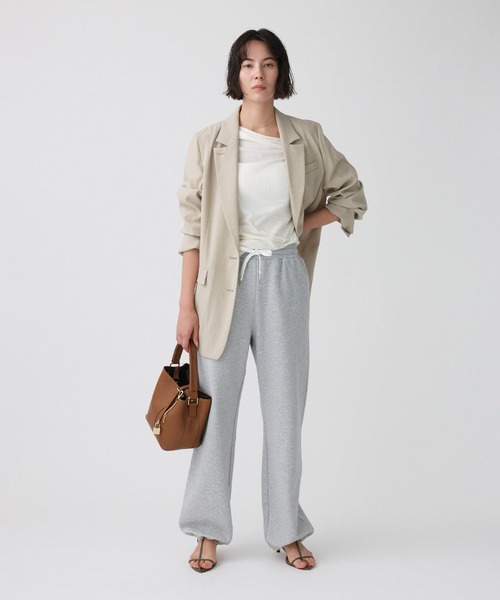 BABYLONE（バビロン）の「2WAYスウェットパンツ（スウェットパンツ・レディース・ライトグレー/ベビーピンク・フリー）」の7枚目の写真