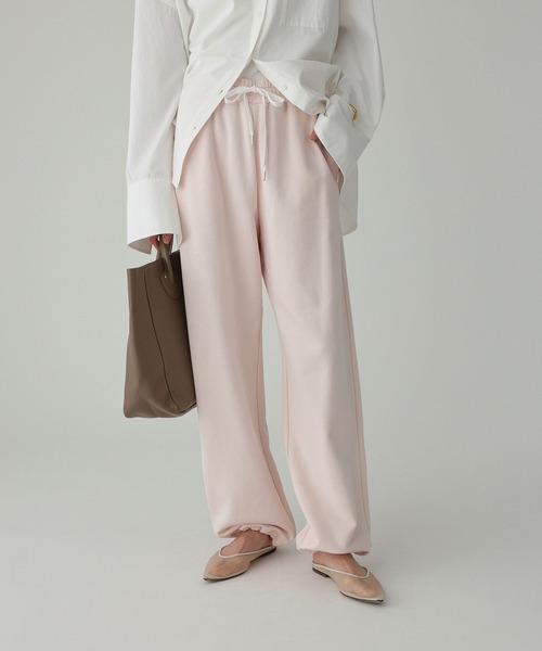 BABYLONE（バビロン）の「2WAYスウェットパンツ（スウェットパンツ・レディース・ライトグレー/ベビーピンク・フリー）」の10枚目の写真