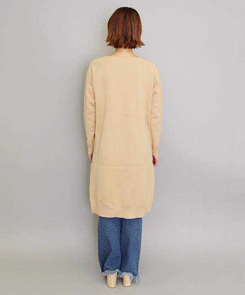 mystic（ミスティック）の「【mystic】ウオッシャブルスリットワンピース（ワンピース・レディース・オフホワイト/ブルー/キャメル/ピンク・ﾌﾘ-）」の6枚目の写真