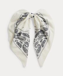 POLO RALPH LAUREN（ポロ ラルフ ローレン）の「ロゴ ペイズリー コットン バンダナ（バンダナ/スカーフ）」