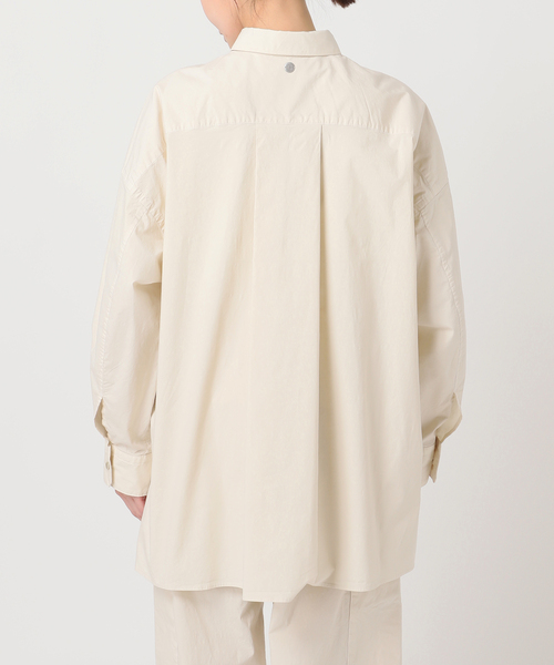CALMER（カルメール）の「NATURAL DYE BIG SH / ナチュラルダイビッグシャツ（シャツ/ブラウス・レディース・ライトグレー/アイボリー・2/3）」の14枚目の写真