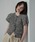 lawgy�i���E�W�[�j�́umini balloon sleeve mix knit / �~�j�o���[���X���[�u�~�b�N�X�j�b�g�i�j�b�g/�Z�[�^�[�j�v�b�u���b�N