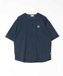 《FILA》S/S NO-COLLAR SHIRT