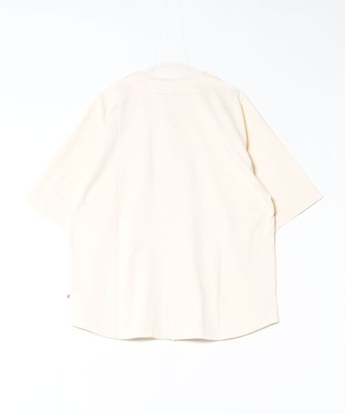 FILA(フィラ)の「《FILA》S/S NO-COLLAR SHIRT(シャツ/ブラウス・メンズ・ネイビー/アイボリー/ブラック・M/S/XL/L)」の4枚目の写真