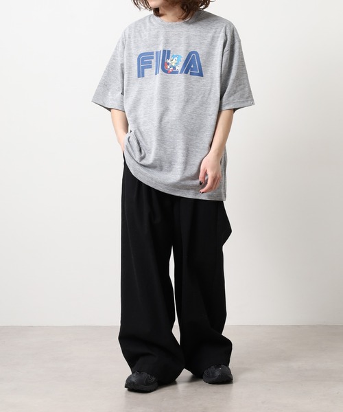 FILA HERITAGE(フィラヘリテージ)の「FILA HERITAGE SEGA ソニックTシャツ 半袖(Tシャツ/カットソー・メンズ・ホワイト/ヘザーグレー・XL/L/M)」の3枚目の写真