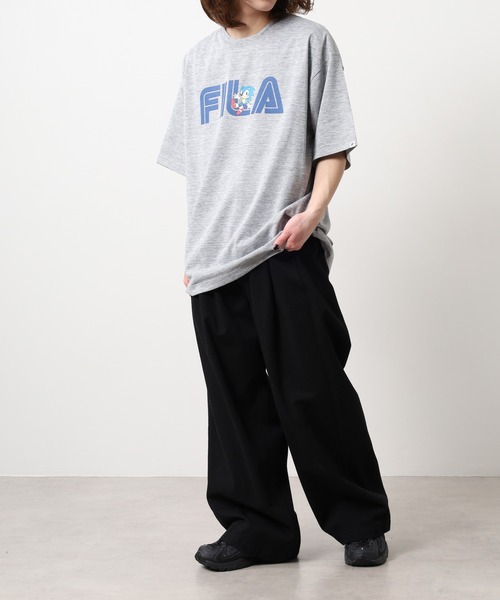 FILA HERITAGE(フィラヘリテージ)の「FILA HERITAGE SEGA ソニックTシャツ 半袖(Tシャツ/カットソー・メンズ・ホワイト/ヘザーグレー・XL/L/M)」の4枚目の写真