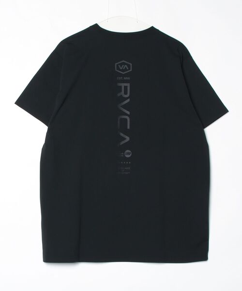 RVCA(ルーカ)の「ルーカ RVCA アウトドアカジュアル 半袖Tシャツ RVCA STRAIGHT WAY(Tシャツ/カットソー・メンズ・ブラック/ブラック×ブラック・S/M/L)」の3枚目の写真