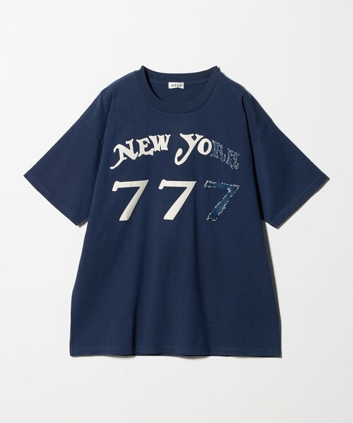 Jieda(ジエダ)の「<JIEDA>777 Tシャツ(Tシャツ/カットソー・メンズ・ネイビー/ブラック・2/1)」の2枚目の写真