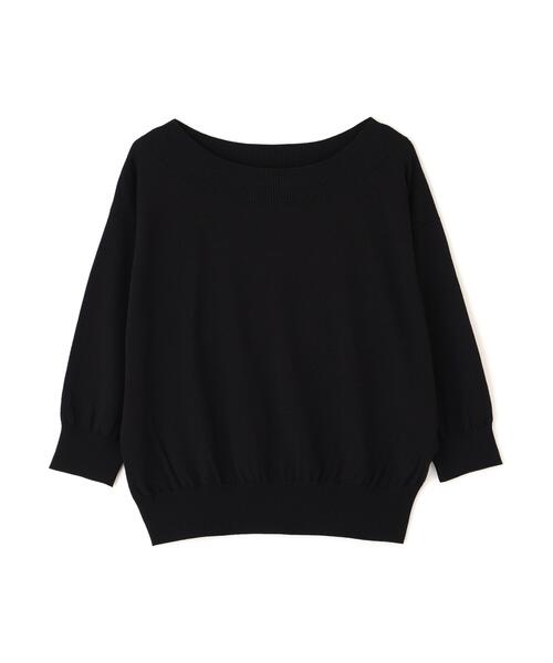 NATURAL BEAUTY BASIC（ナチュラルビューティーベーシック）の「【ちょうど、いい服】しれっと、できすぎニット（ニット/セーター・レディース・レッド/オフホワイト/ブルー/ブラック・FREE）」の5枚目の写真