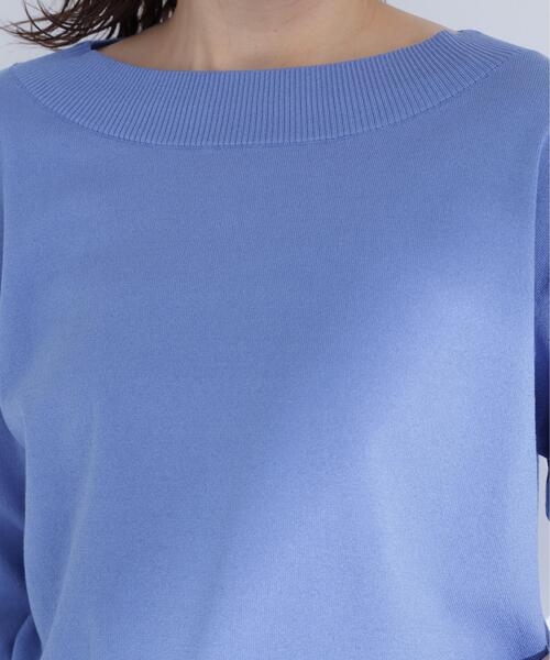 NATURAL BEAUTY BASIC(ナチュラルビューティーベーシック)の「【ちょうど、いい服】しれっと、できすぎニット(ニット/セーター・レディース・レッド/オフホワイト/ブルー/ブラック・FREE)」の12枚目の写真