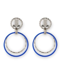 LANVIN en Bleu | サマーカラー サークルモチーフピアス(ピアス（両耳用）)