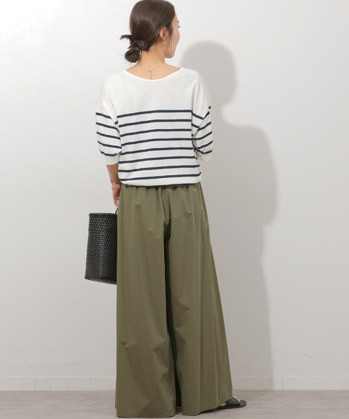 JOURNAL STANDARD relume(ジャーナルスタンダード レリューム)の「《追加》【MULTI FUNC+】UVカット / 撥水 / ギャザーワイドパンツ(その他パンツ・レディース・カーキ/ネイビー/ベージュ・FREE)」の13枚目の写真