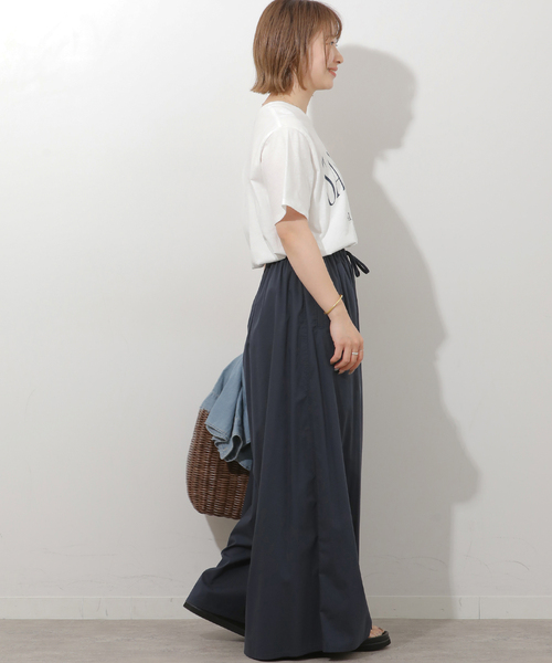 JOURNAL STANDARD relume(ジャーナルスタンダード レリューム)の「《追加》【MULTI FUNC+】UVカット / 撥水 / ギャザーワイドパンツ(その他パンツ・レディース・カーキ/ネイビー/ベージュ・FREE)」の19枚目の写真