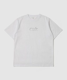 【T-GRAPHICS / ティーグラフィックス】 TC天竺 ロゴプリント レギュラー 半袖Tシャツ