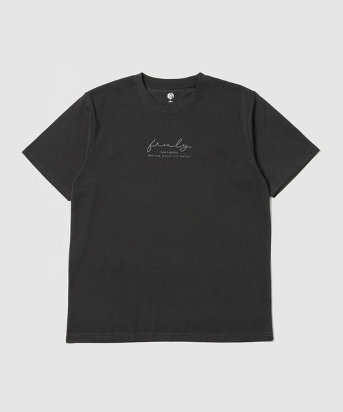 Mac-House(マックハウス)の「【T-GRAPHICS / ティーグラフィックス】 TC天竺 ロゴプリント レギュラー 半袖Tシャツ(Tシャツ/カットソー・メンズ・スミクロ/グレー/ホワイト/ホワイト系その他/ブラック・S/M/L/XL)」の4枚目の写真