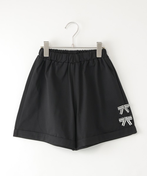 セール】【セットアップ対応】冷感メッシュリボンキュロットパンツ