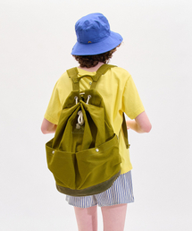 HELLO SUNRISE（ハローサンライズ）の「HS Canvas Duffle Backpack_Olive Green & Khaki（バックパック/リュック）」
