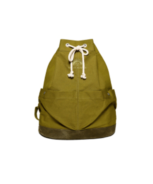 HELLO SUNRISE（ハローサンライズ）の「HS Canvas Duffle Backpack_Olive Green & Khaki（バックパック/リュック・レディース・その他・OS）」の4枚目の写真