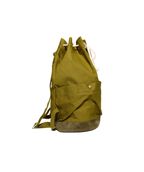 HELLO SUNRISE（ハローサンライズ）の「HS Canvas Duffle Backpack_Olive Green & Khaki（バックパック/リュック・レディース・その他・OS）」の7枚目の写真