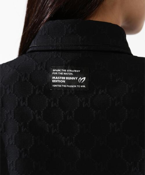 MASTER BUNNY EDITION（マスターバニーエディション）の「【MASTER BUNNY EDITION】ロゴジャガード（ポロシャツ・レディース・ブラック/ベージュ/ホワイト・LARGE/SMALL/MEDIUM）」の8枚目の写真