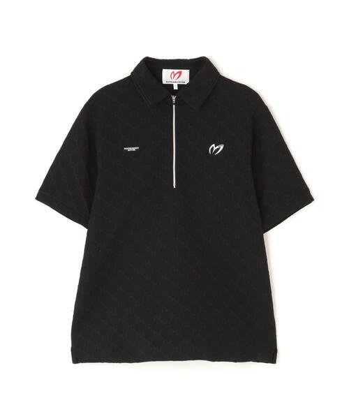 MASTER BUNNY EDITION（マスターバニーエディション）の「【MASTER BUNNY EDITION】ロゴジャガード（ポロシャツ・レディース・ブラック/ベージュ/ホワイト・LARGE/SMALL/MEDIUM）」の9枚目の写真