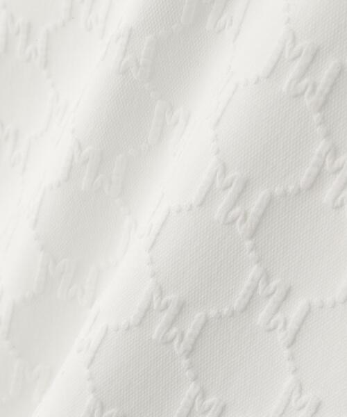 MASTER BUNNY EDITION（マスターバニーエディション）の「【MASTER BUNNY EDITION】ロゴジャガード（ポロシャツ・レディース・ブラック/ベージュ/ホワイト・LARGE/SMALL/MEDIUM）」の18枚目の写真