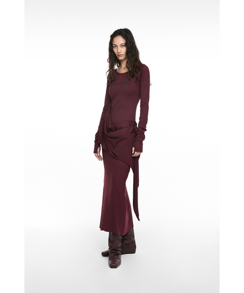 NACHE（ナチェ）の「DROP MAXI DRESS BURGUNDY（ワンピース・レディース・その他・0/1）」の2枚目の写真