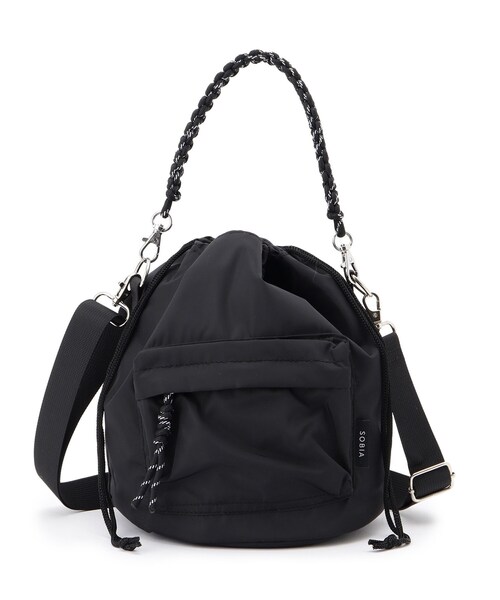 ITS'DEMO（イッツデモ）の「コード編みミニショルダー（ショルダーバッグ・レディース・ブラック/アイボリー・00）」の8枚目の写真