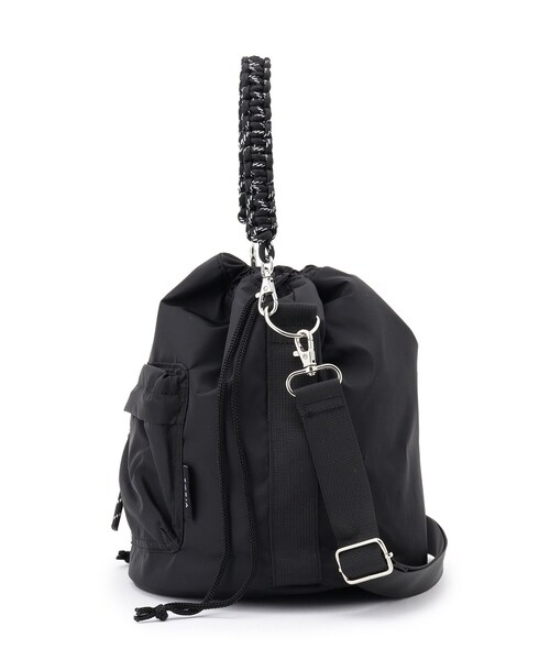 ITS'DEMO（イッツデモ）の「コード編みミニショルダー（ショルダーバッグ・レディース・ブラック/アイボリー・00）」の9枚目の写真