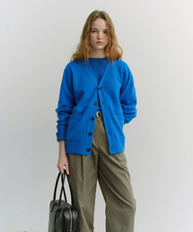 DUNST（ダンスト）の「UNISEX BOYFRIEND KNIT CARDIGAN_UDSW6A102_BLUE（カーディガン/ボレロ）」