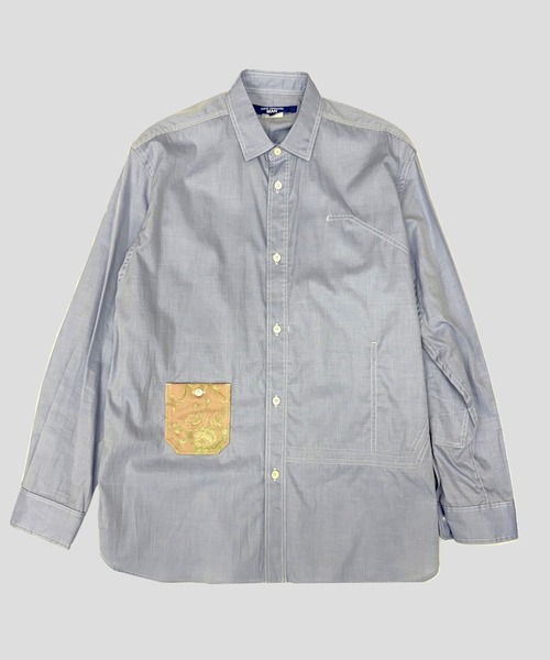 JUNYA WATANABE MAN(ジュンヤワタナベマン)の「COTTON STRIPE JAGUARD SHIRTS(シャツ/ブラウス・メンズ・サックスブルー・L/M/S/XS/XL)」の10枚目の写真