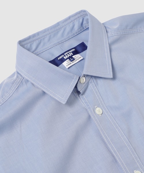JUNYA WATANABE MAN(ジュンヤワタナベマン)の「COTTON STRIPE JAGUARD SHIRTS(シャツ/ブラウス・メンズ・サックスブルー・L/M/S/XS/XL)」の3枚目の写真