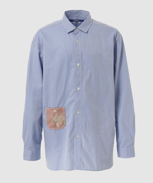 JUNYA WATANABE MAN(ジュンヤワタナベマン)の「COTTON STRIPE JAGUARD SHIRTS(シャツ/ブラウス・メンズ・サックスブルー・L/M/S/XS/XL)」の1枚目の写真