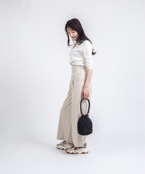 Rivel(リヴェル)の「【TRIFFER/トリファー】キルティング 巾着バッグ ハンドバッグ(ハンドバッグ・レディース・ブラウン/ブラック・FREE)」の13枚目の写真