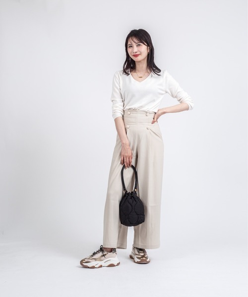 Rivel(リヴェル)の「【TRIFFER/トリファー】キルティング 巾着バッグ ハンドバッグ(ハンドバッグ・レディース・ブラウン/ブラック・FREE)」の14枚目の写真