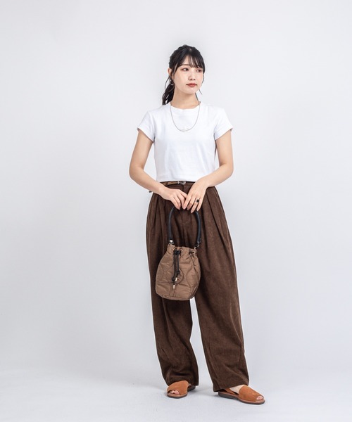 Rivel(リヴェル)の「【TRIFFER/トリファー】キルティング 巾着バッグ ハンドバッグ(ハンドバッグ・レディース・ブラウン/ブラック・FREE)」の22枚目の写真