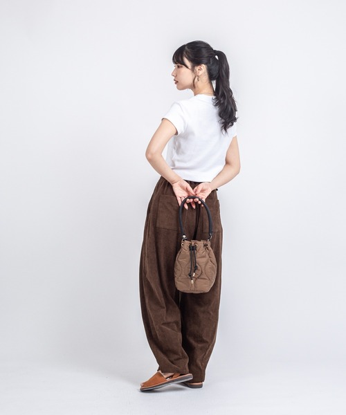 Rivel(リヴェル)の「【TRIFFER/トリファー】キルティング 巾着バッグ ハンドバッグ(ハンドバッグ・レディース・ブラウン/ブラック・FREE)」の20枚目の写真