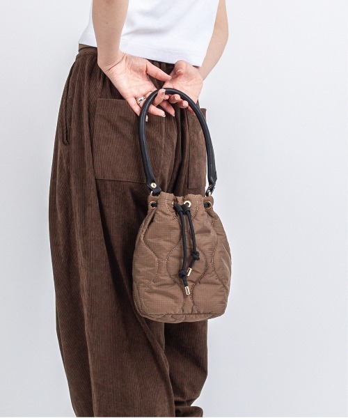 Rivel(リヴェル)の「【TRIFFER/トリファー】キルティング 巾着バッグ ハンドバッグ(ハンドバッグ・レディース・ブラウン/ブラック・FREE)」の18枚目の写真