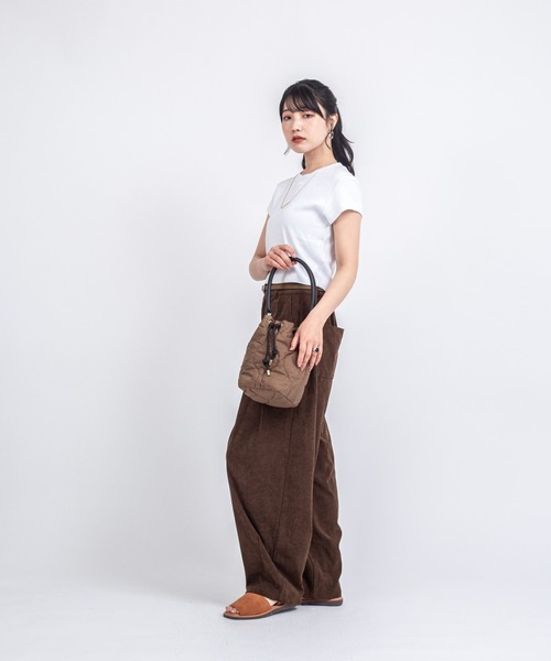Rivel(リヴェル)の「【TRIFFER/トリファー】キルティング 巾着バッグ ハンドバッグ(ハンドバッグ・レディース・ブラウン/ブラック・FREE)」の21枚目の写真