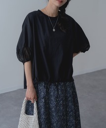 【refinedworks】半袖 シアートップス プルオーバー