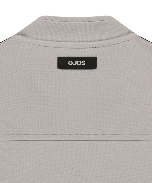 OJOS(オホス)の「Metallic Tape Track Zip-Up / Grey(ナイロンジャケット・レディース・その他・1/2/3)」の5枚目の写真