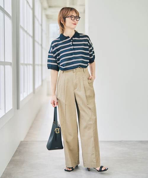 Spick & Span(スピックアンドスパン)の「バックアシメチノ(その他パンツ・レディース・ベージュ/アイボリー・38/36)」の4枚目の写真