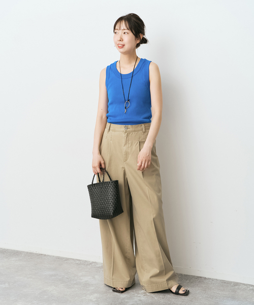Spick & Span(スピックアンドスパン)の「バックアシメチノ(その他パンツ・レディース・ベージュ/アイボリー・38/36)」の5枚目の写真