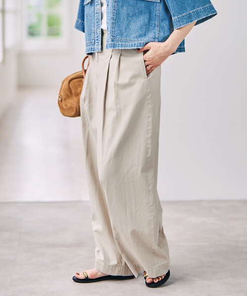 Spick & Span(スピックアンドスパン)の「バックアシメチノ(その他パンツ・レディース・ベージュ/アイボリー・38/36)」の6枚目の写真