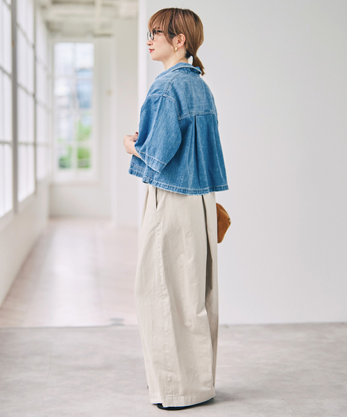 Spick & Span(スピックアンドスパン)の「バックアシメチノ(その他パンツ・レディース・ベージュ/アイボリー・38/36)」の7枚目の写真