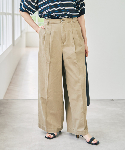 Spick & Span(スピックアンドスパン)の「バックアシメチノ(その他パンツ・レディース・ベージュ/アイボリー・38/36)」の9枚目の写真