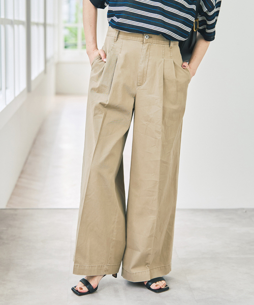 Spick & Span(スピックアンドスパン)の「バックアシメチノ(その他パンツ・レディース・ベージュ/アイボリー・38/36)」の10枚目の写真