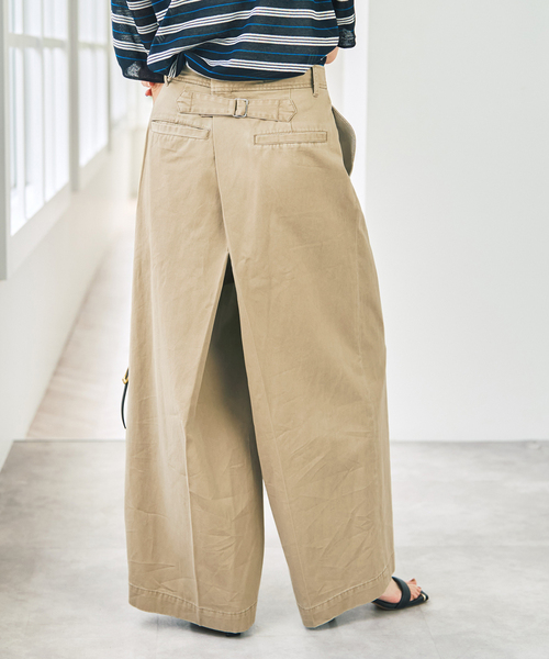 Spick & Span(スピックアンドスパン)の「バックアシメチノ(その他パンツ・レディース・ベージュ/アイボリー・38/36)」の11枚目の写真