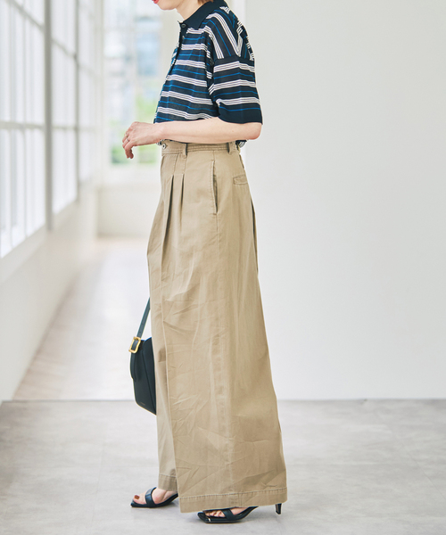 Spick & Span(スピックアンドスパン)の「バックアシメチノ(その他パンツ・レディース・ベージュ/アイボリー・38/36)」の12枚目の写真